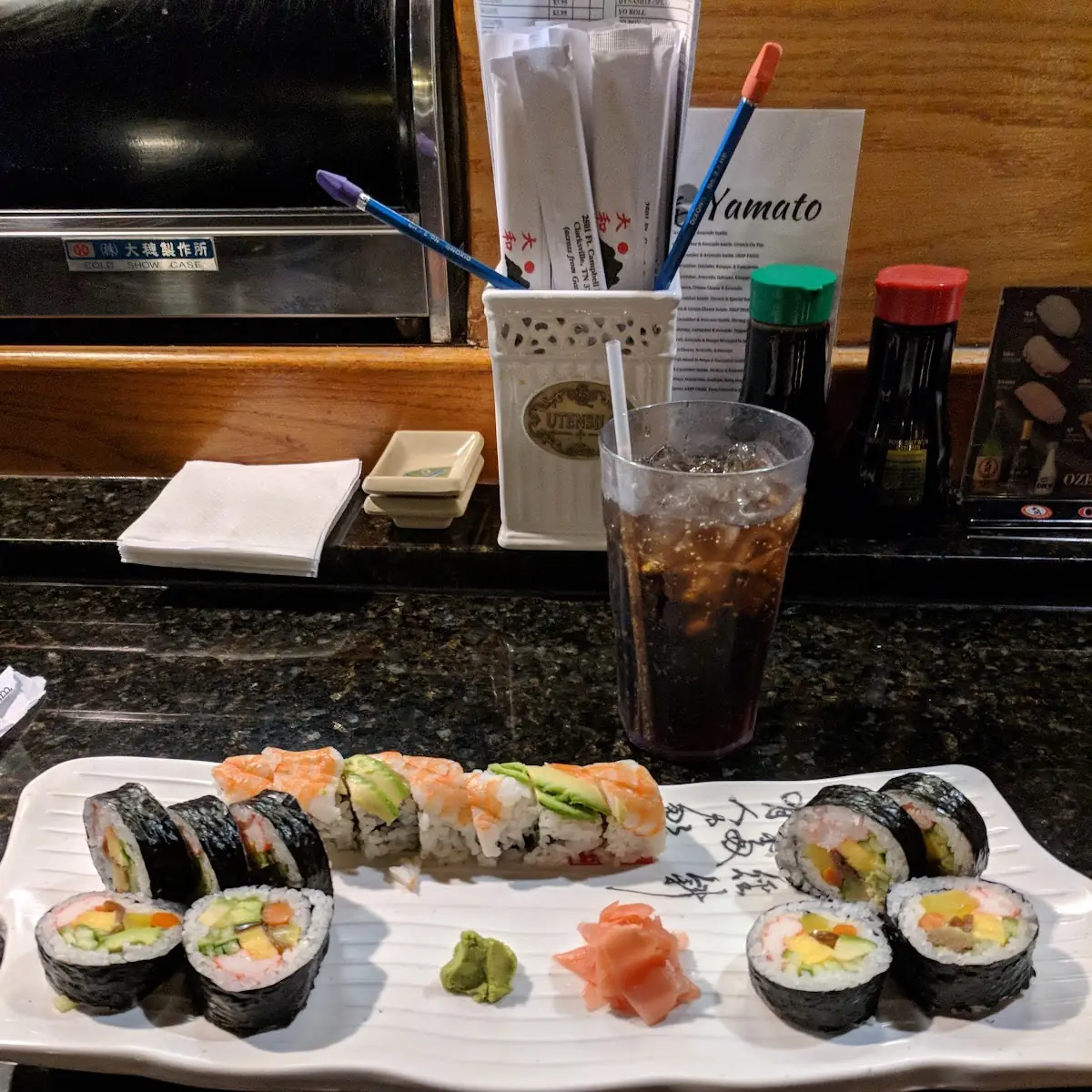 Futo Maki and a Sunset Roll