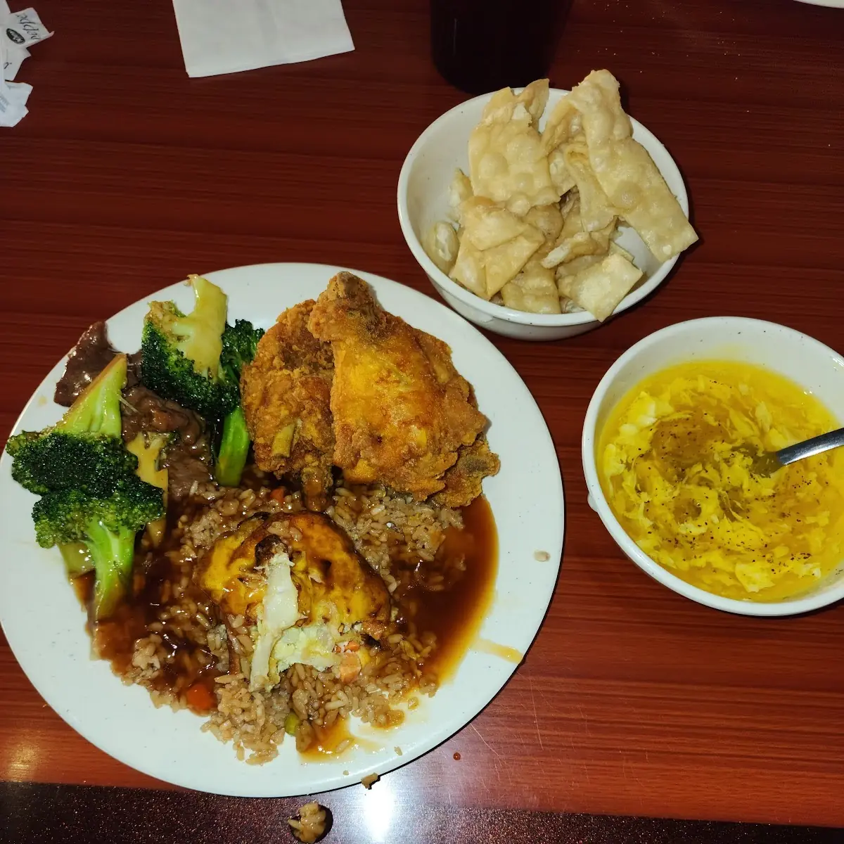 Fried Chicken Wings Pepper Steak