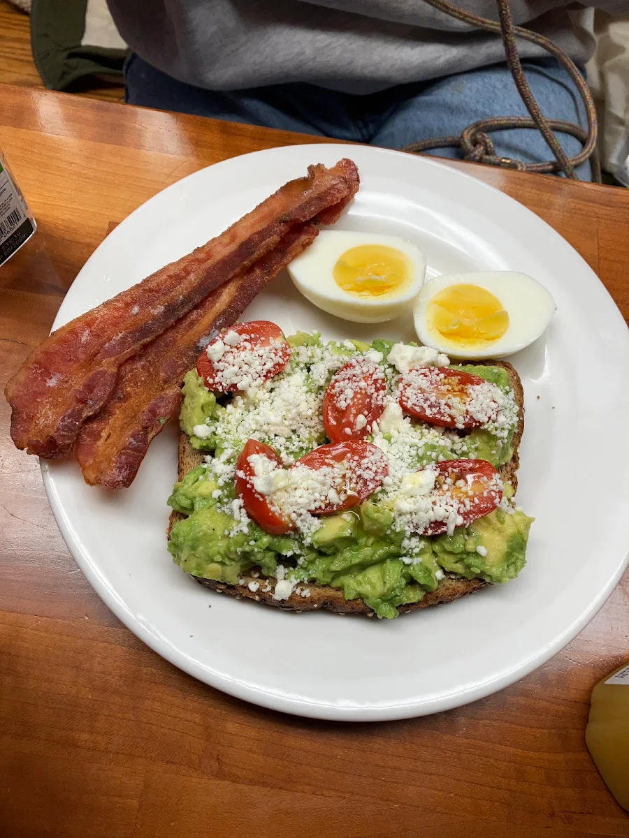 Avocado Toast with Bacon
