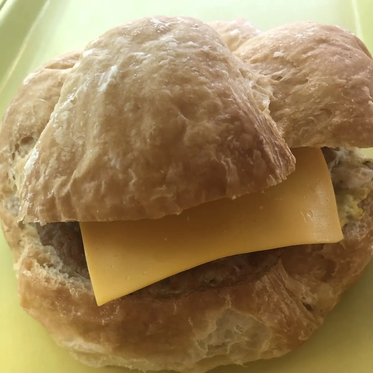Sausage Egg & Cheese Croissant