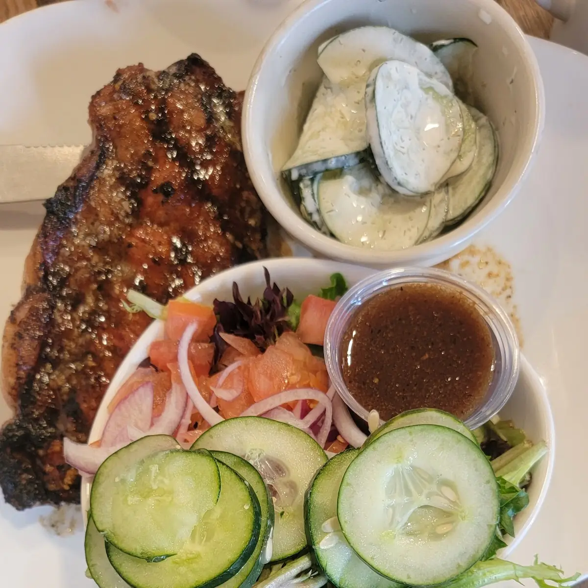 Steak and Salad