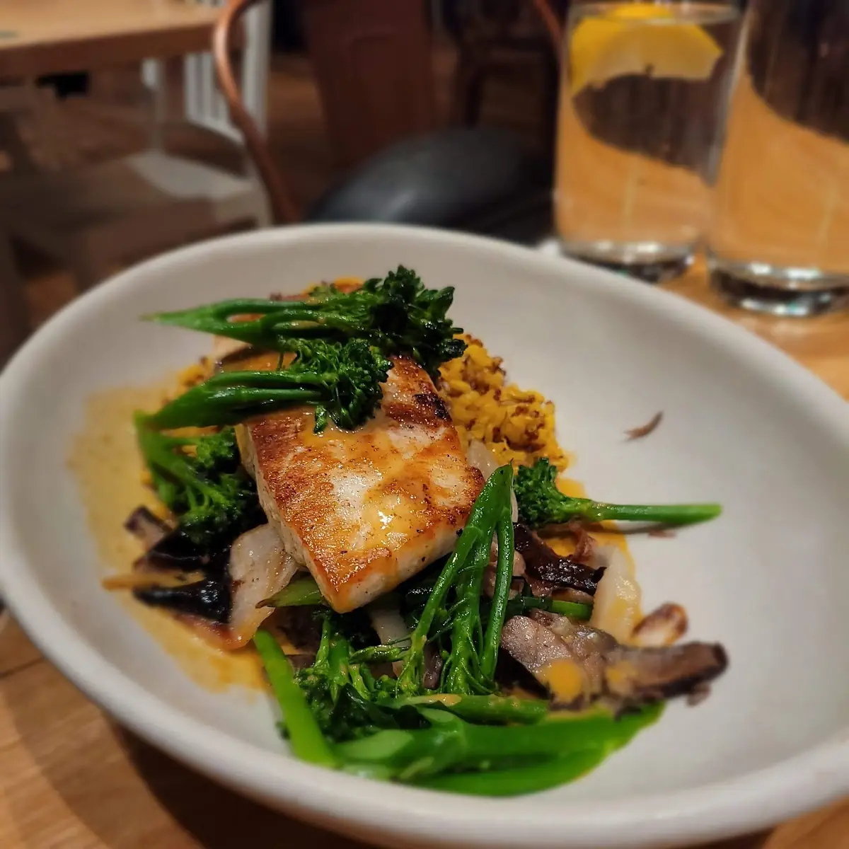 Pan Seared Sea Bass