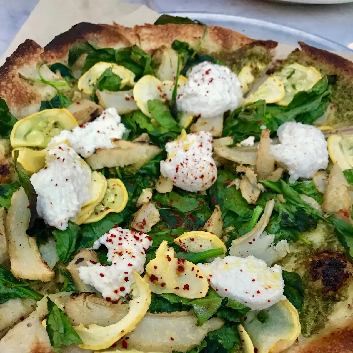 Roasted Butternut Squash Pizza V