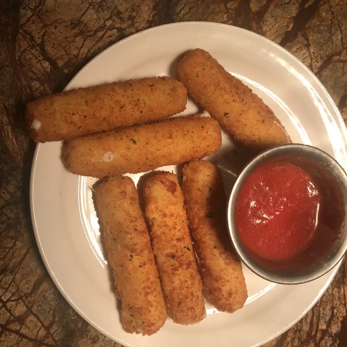 Six Piece Mozzarella Sticks