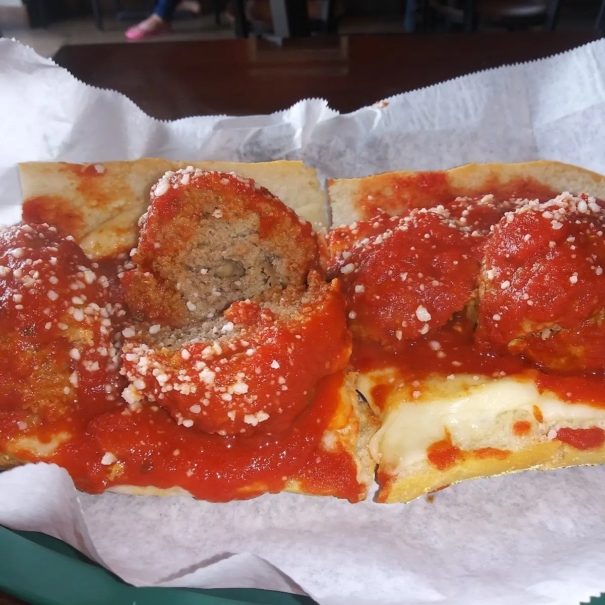Homemade Meatball Sandwich