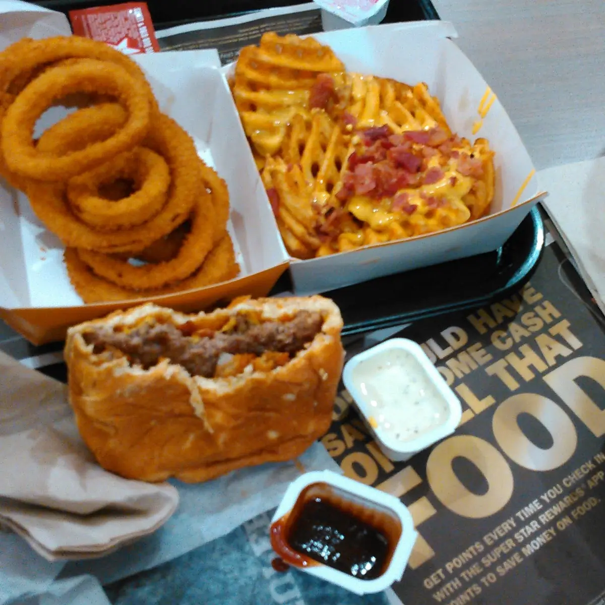 Western Burger and Fries