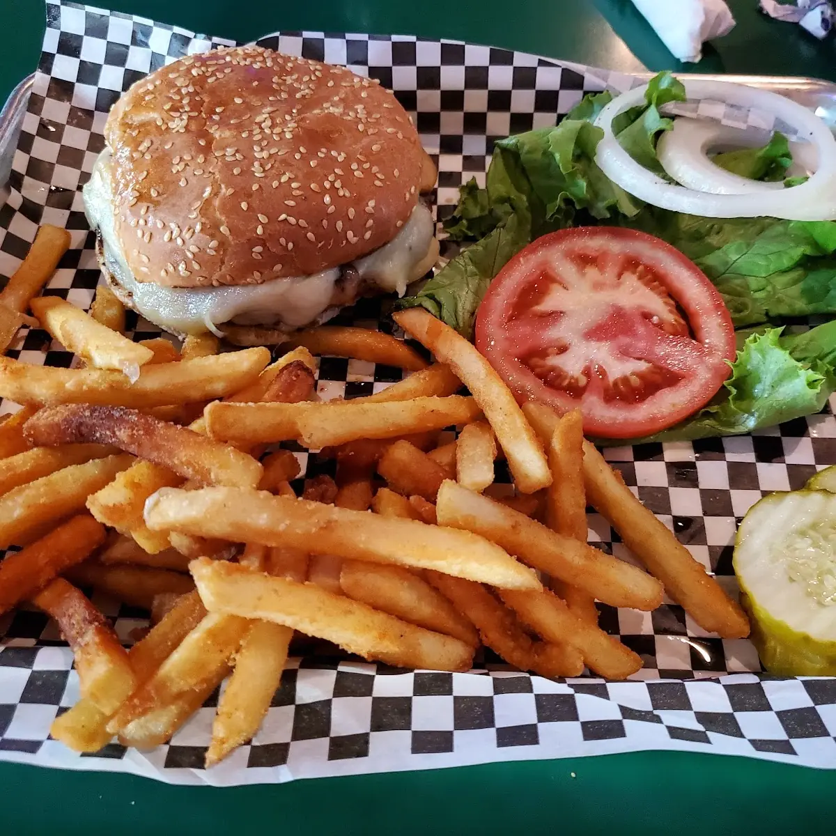 Mushroom Swiss Burger
