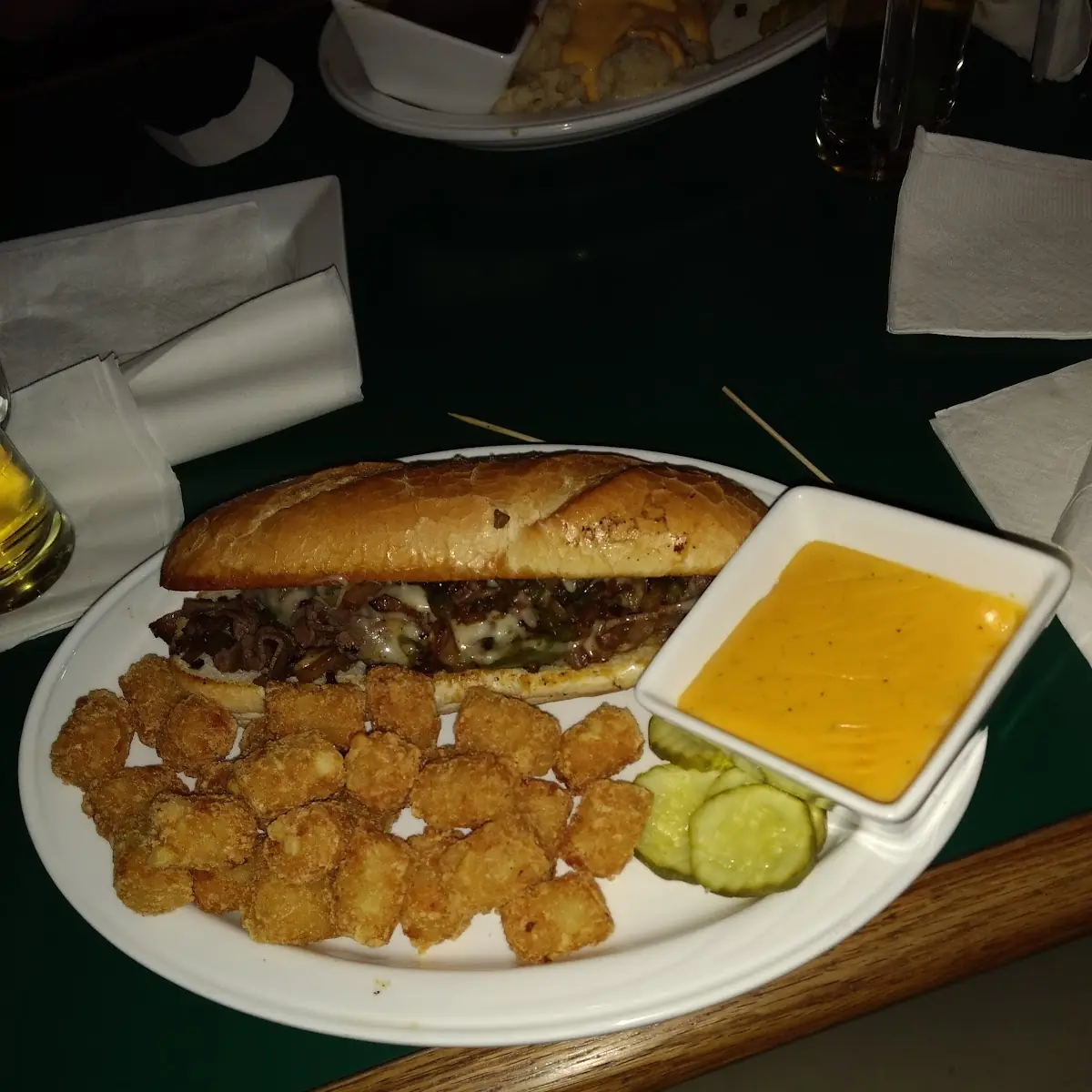 Philly Cheese Steak with Beer Cheese