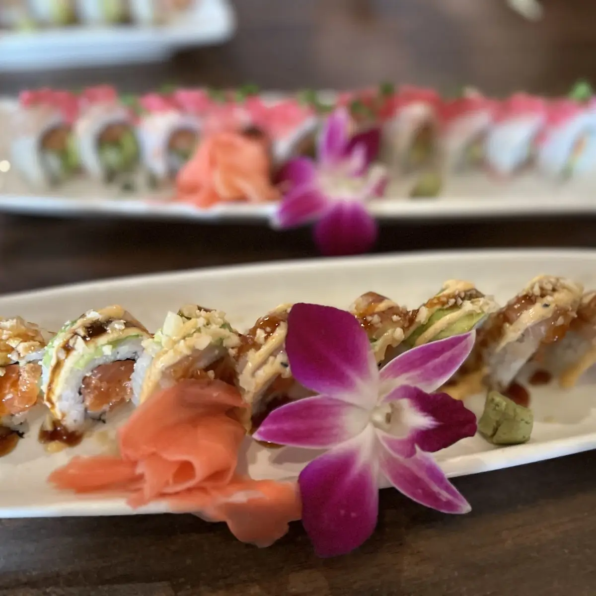 All You Can Eat Sushi Dinner Rolls