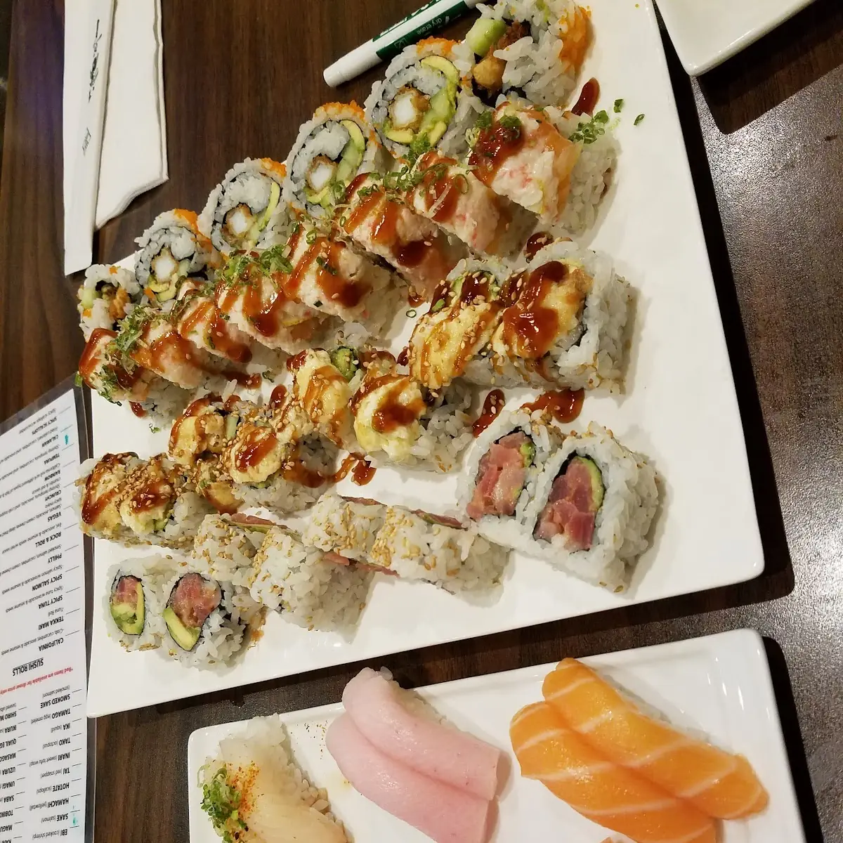 Nigiri and Sushi Rolls