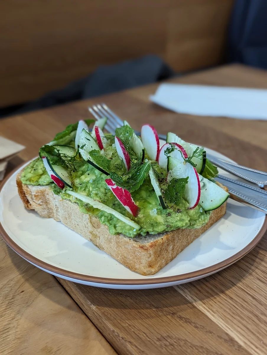 Avocado Toast and Frothy Latte