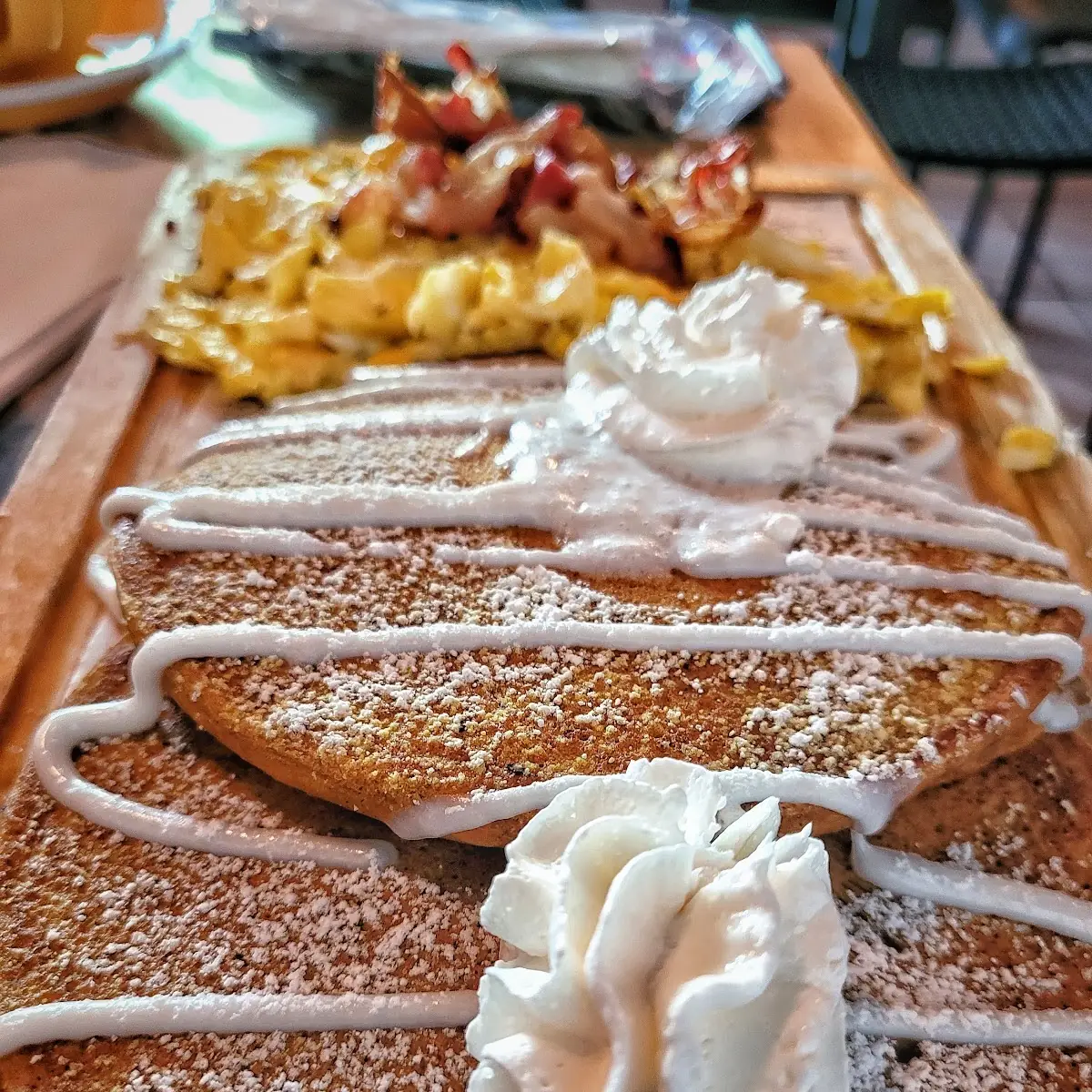 Pancakes and Scrambled Eggs