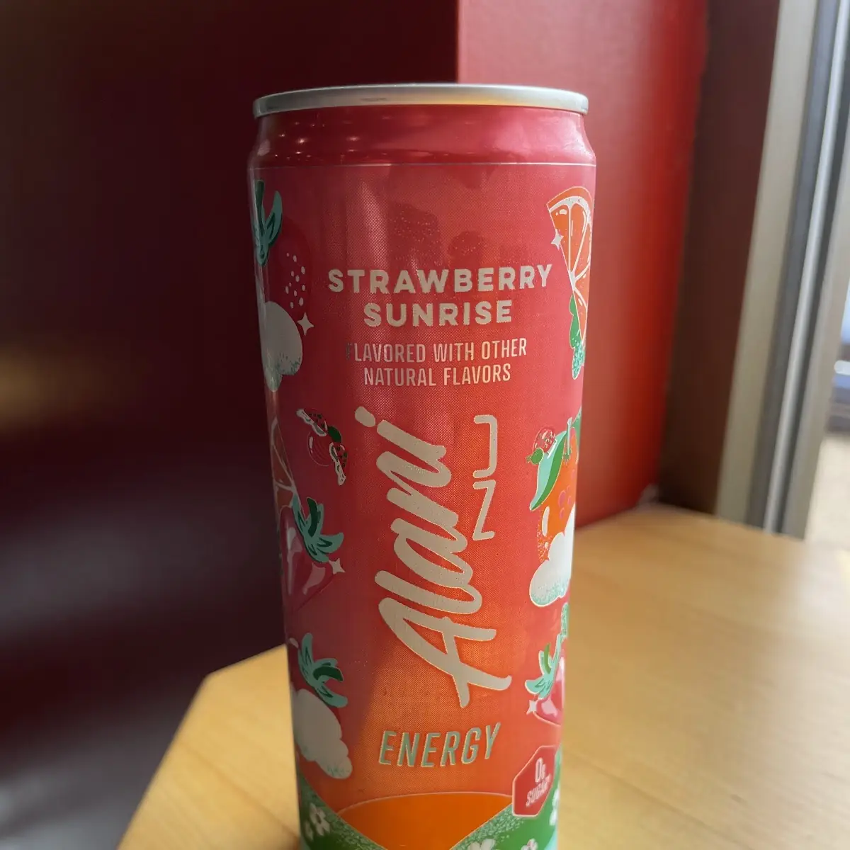 Strawberry Sunrise Energy Drink