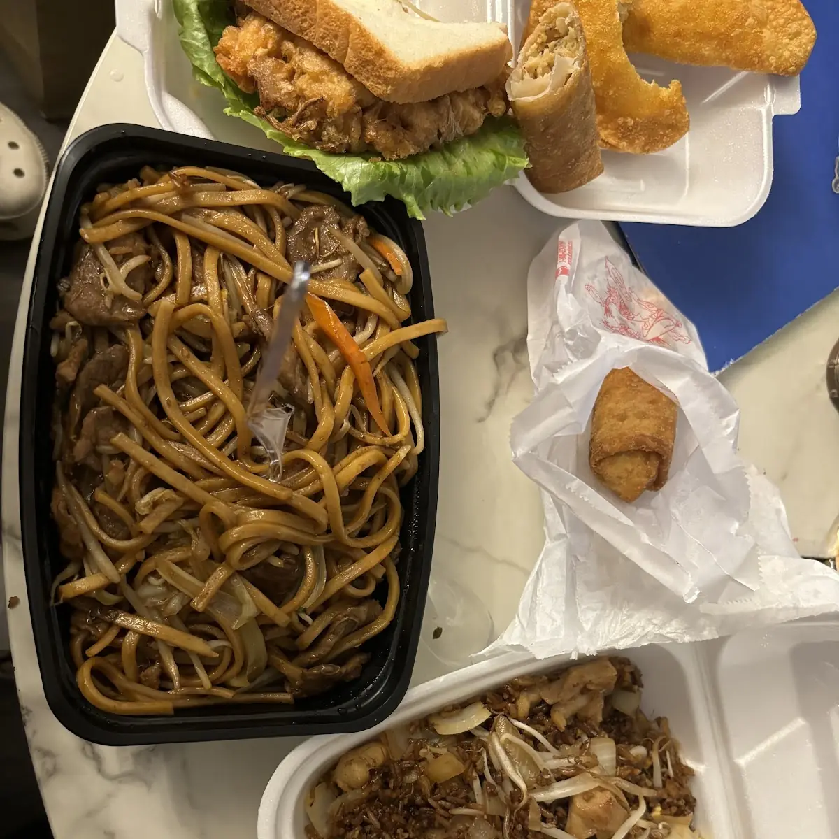 Chicken Lo Mein Tray