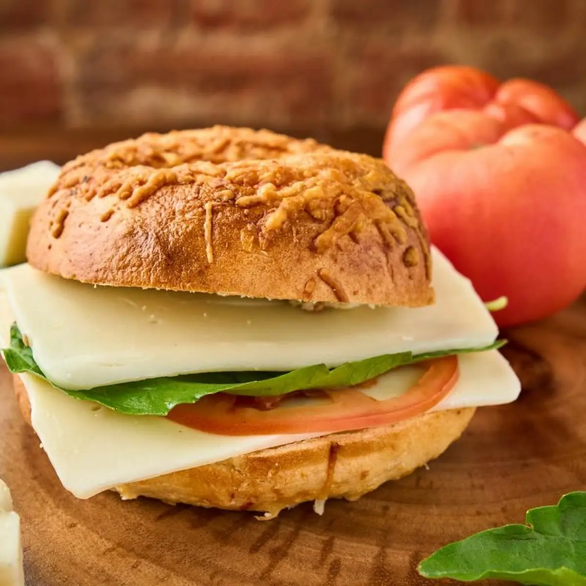 Caprese Bagel Sandwich