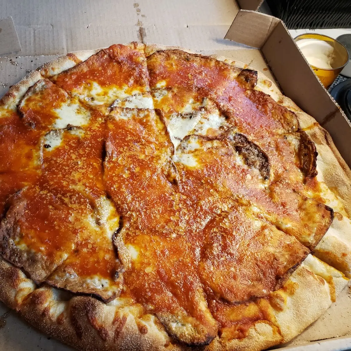 Eggplant Parmigiana Pizza