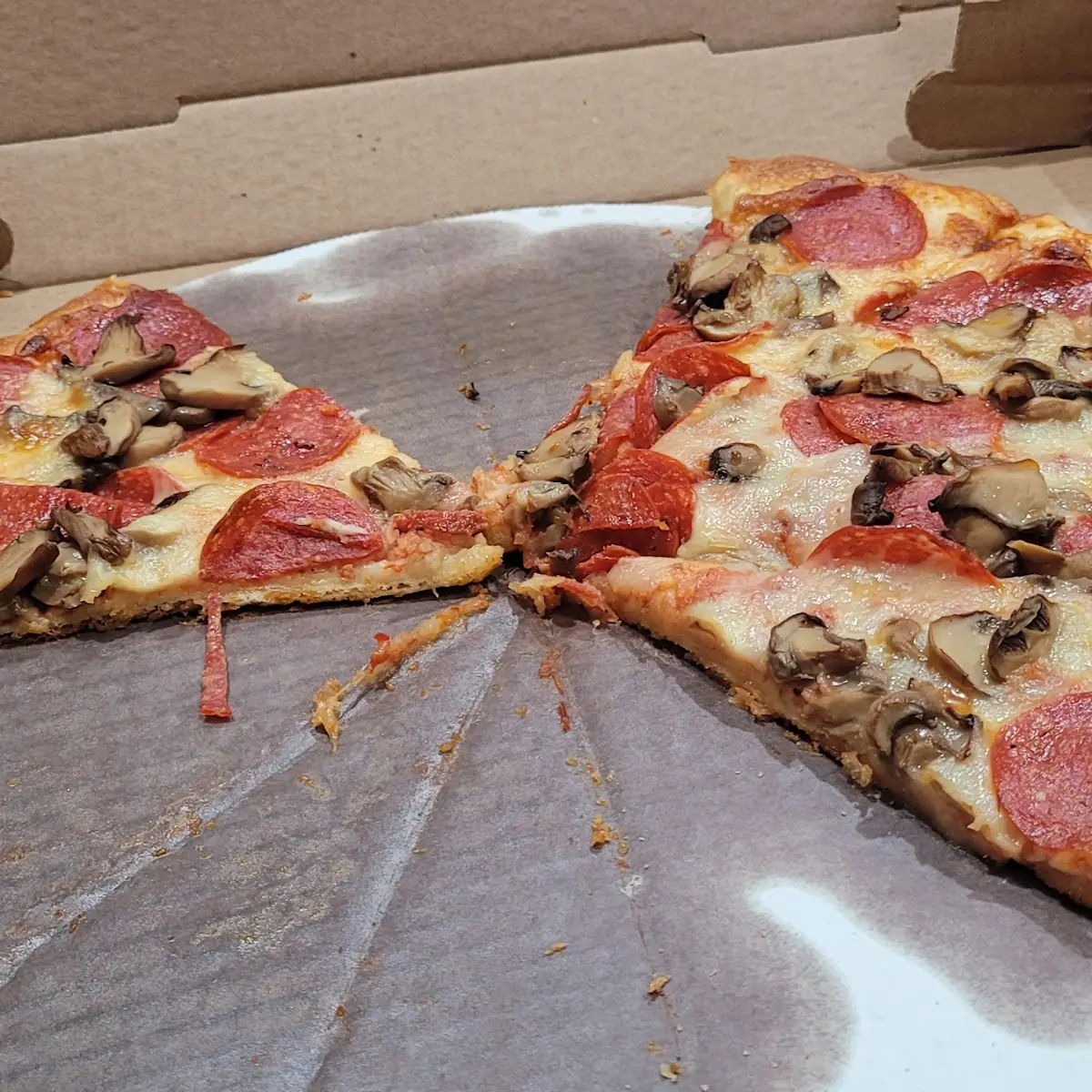 Pepperoni Mushroom Pizza