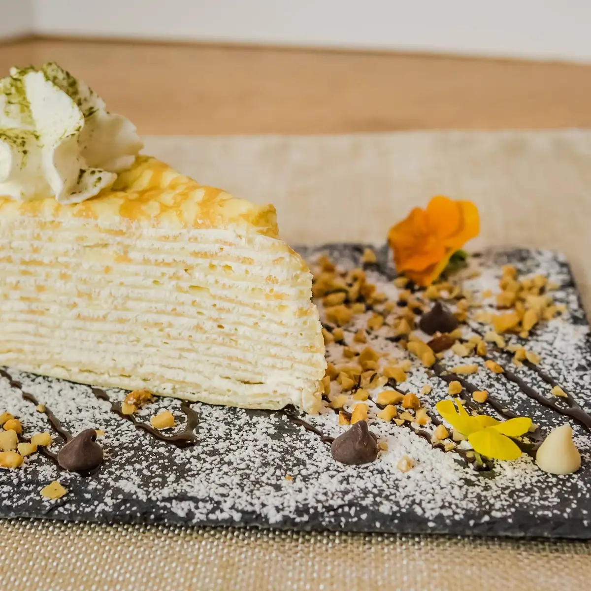 Japanese Vanilla Crepe Cake