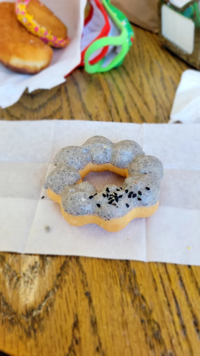 Black Sesame Mochi Donut