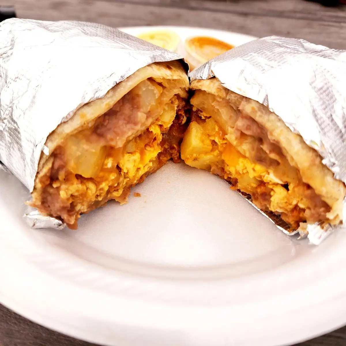 Mexican Style Potato Breakfast Taco