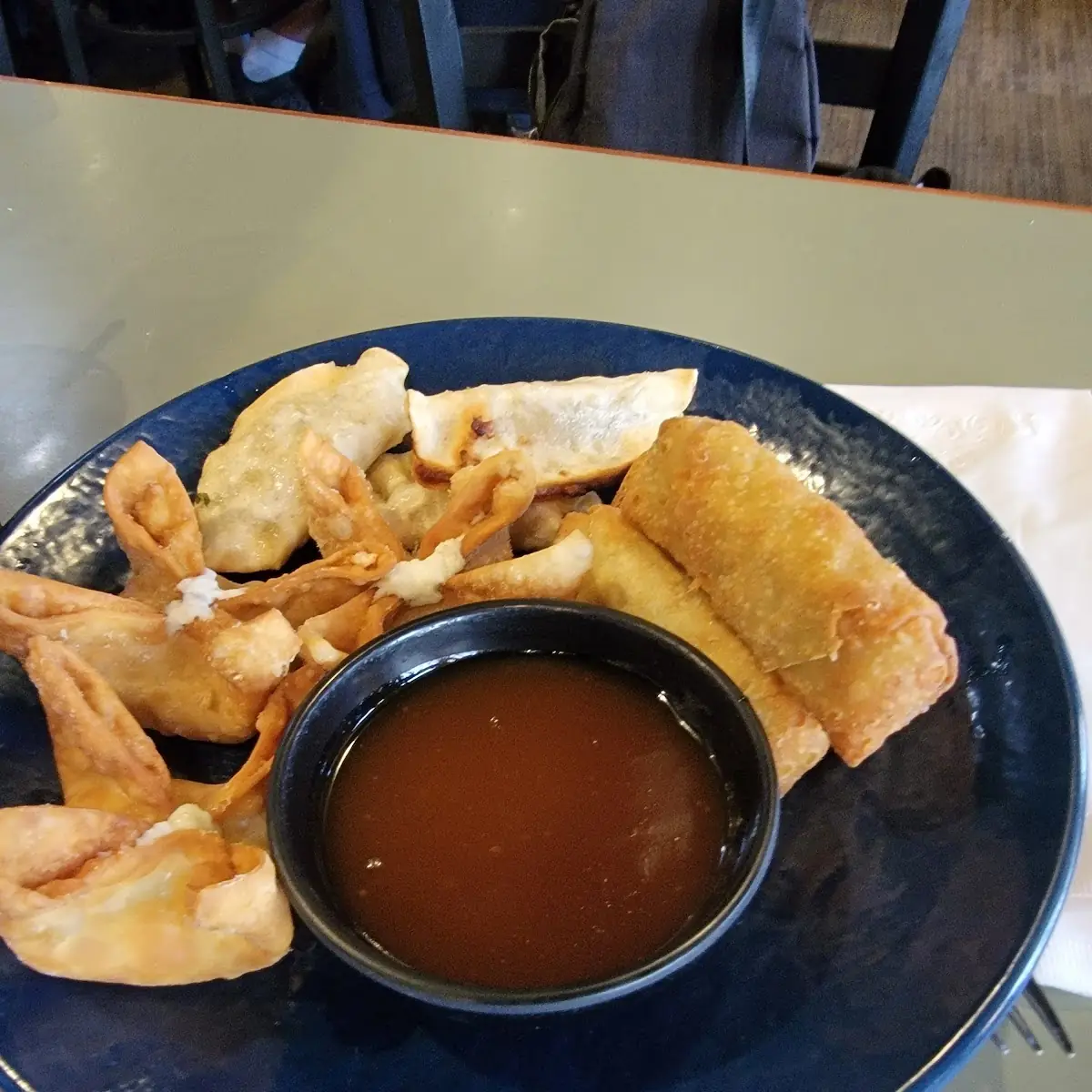 Eggrolls Crabragoon Pot Stickers Dipping Sauce
