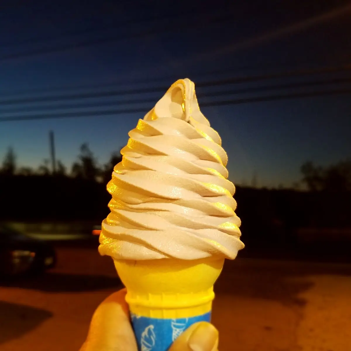 Black Raspberry Soft Serve