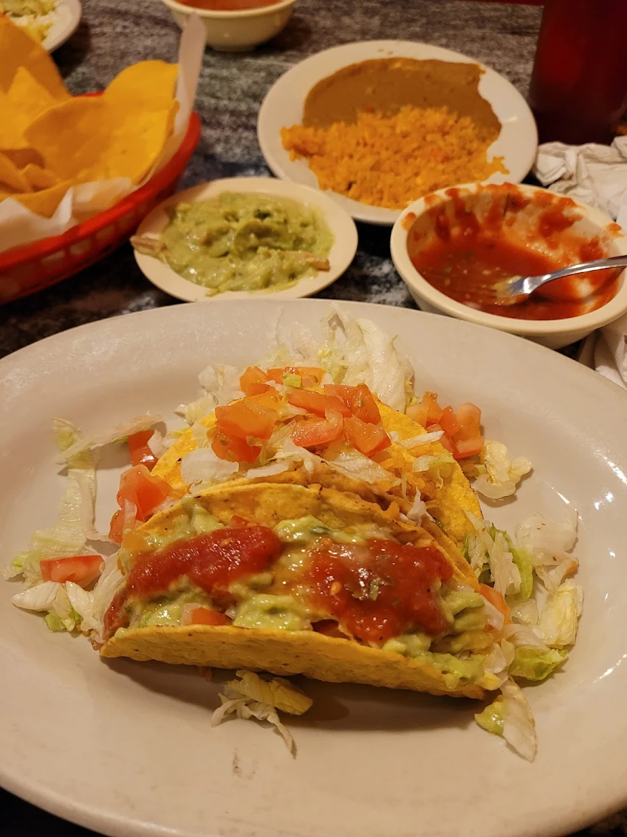 Veggie Taco Beans Rice Lettuce Tomatoes