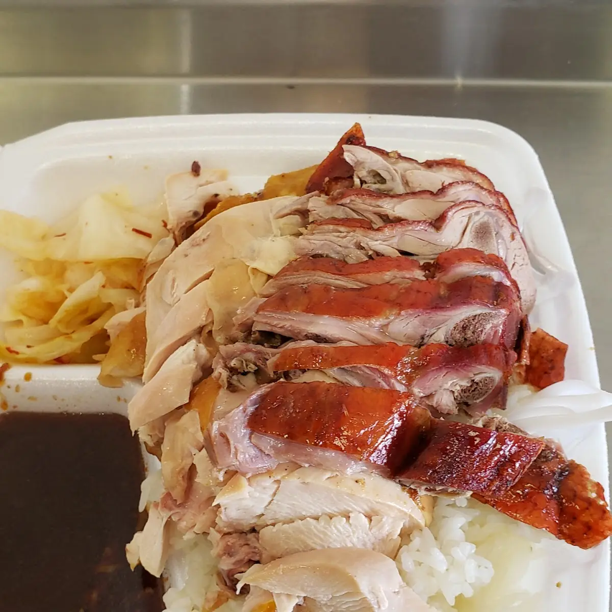 BBQ Duck Chicken and Rice