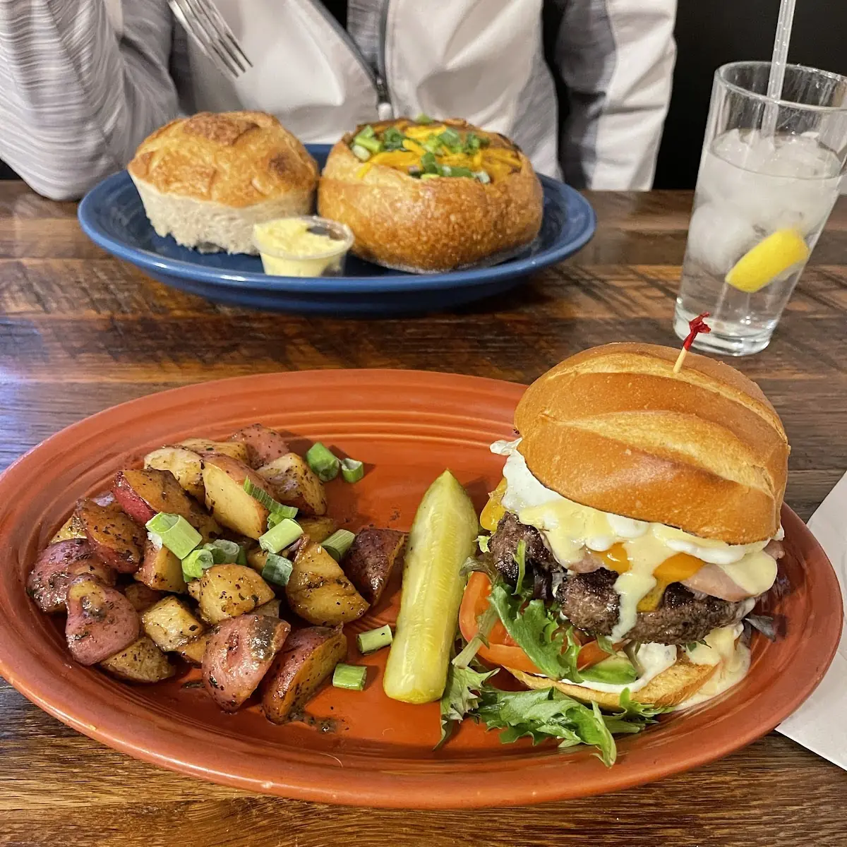 Eggs Benedict Burger