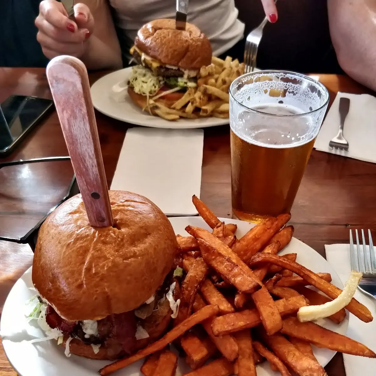 BBQ Pulled Pork Cheeseburger Platter