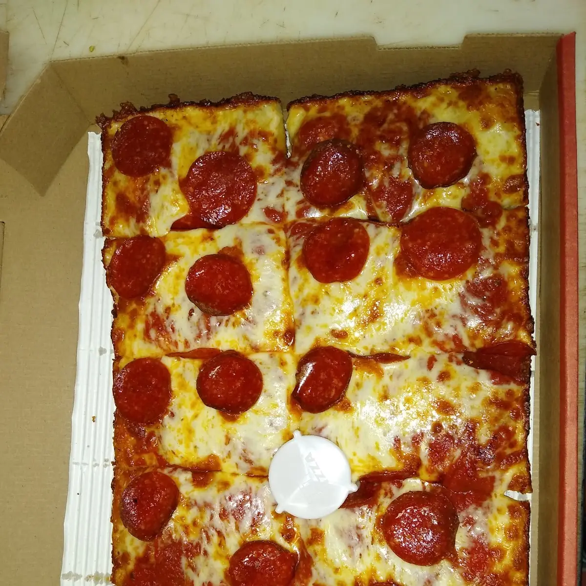 Deep Dish Pepperoni Pizza