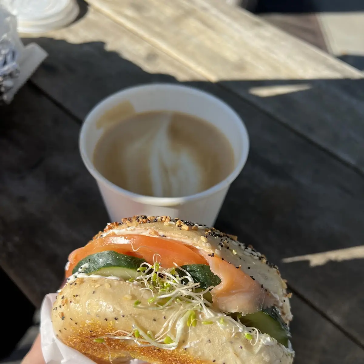 Everything Bagel with Lox