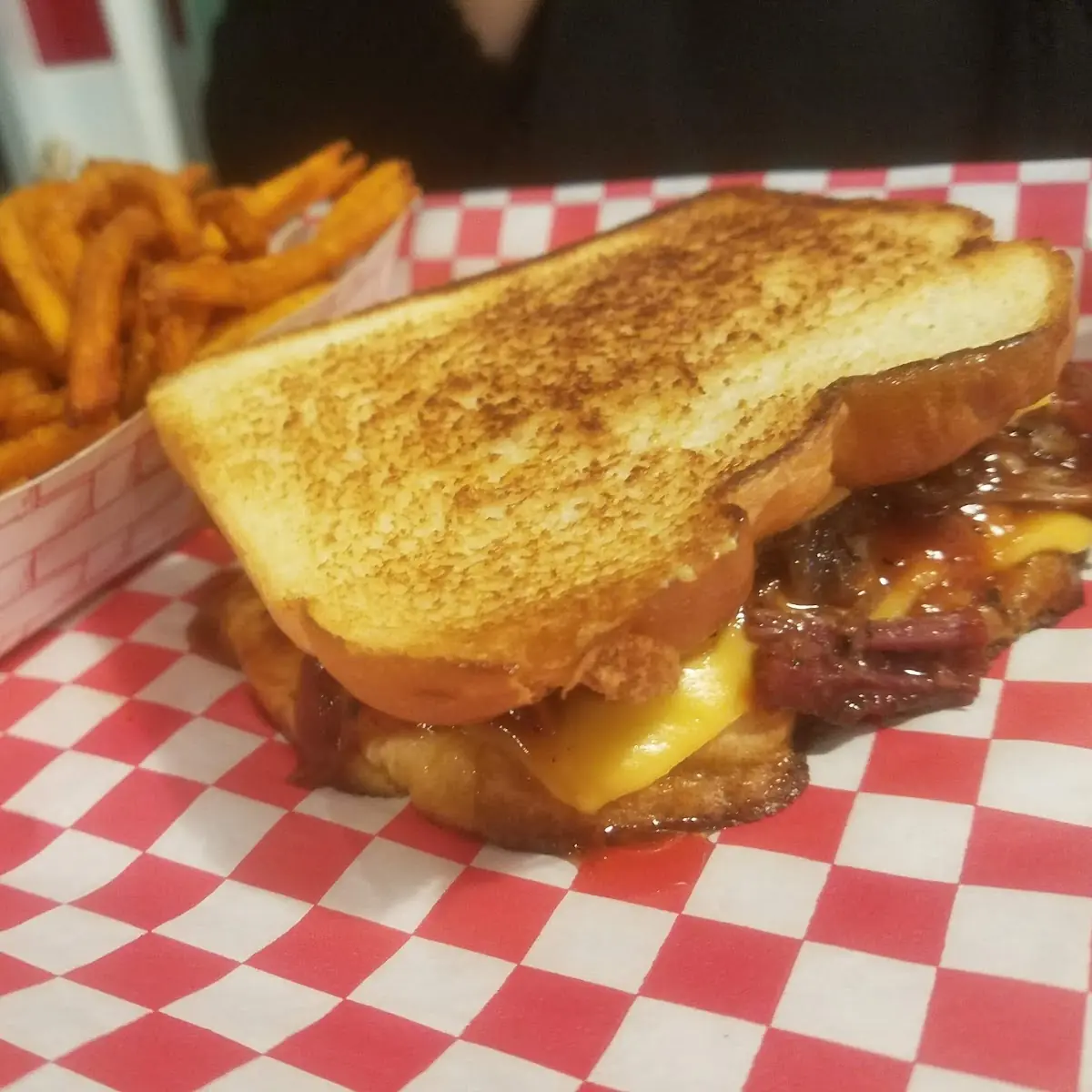 BBQ Brisket Grilled Cheese