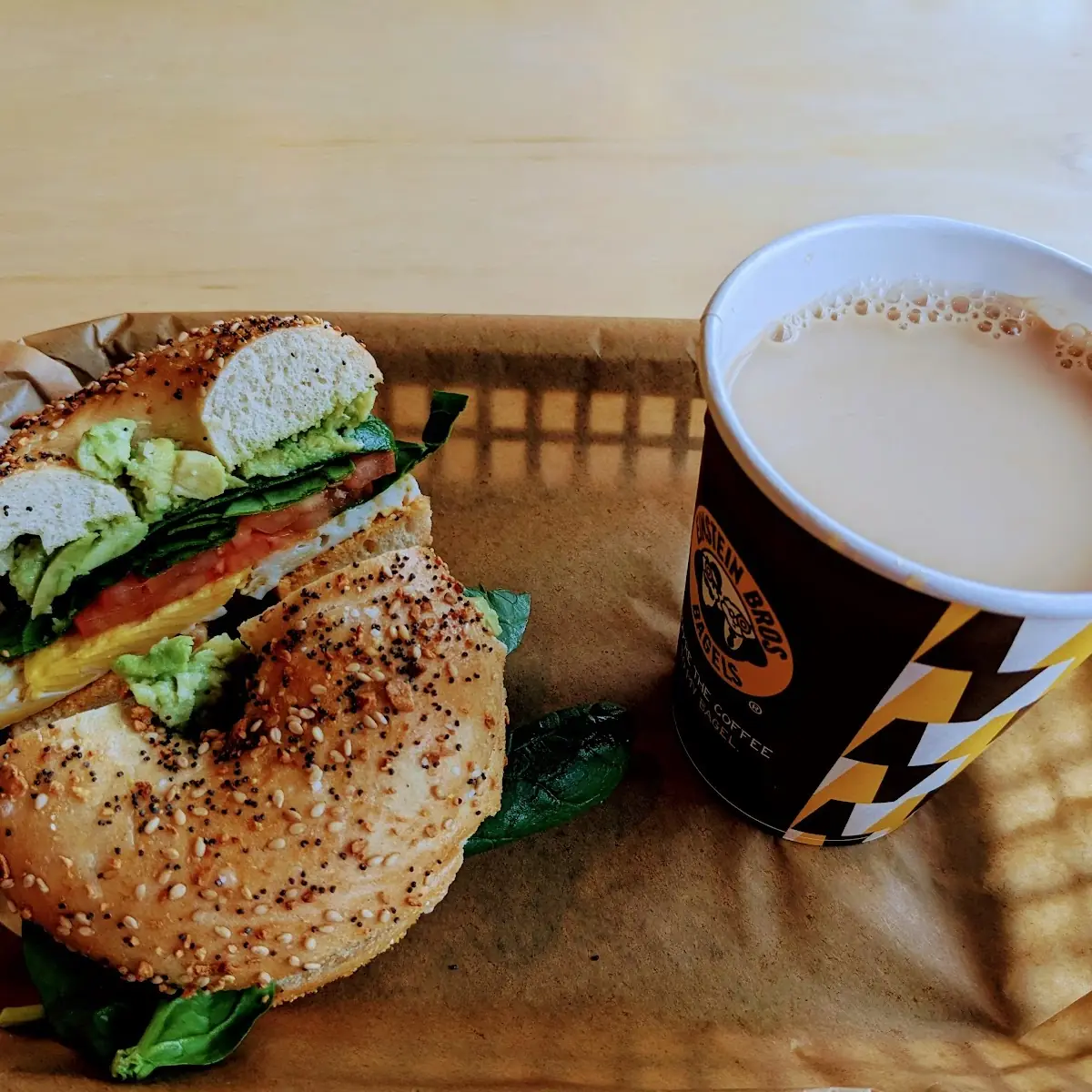 Garden Avocado Bagel