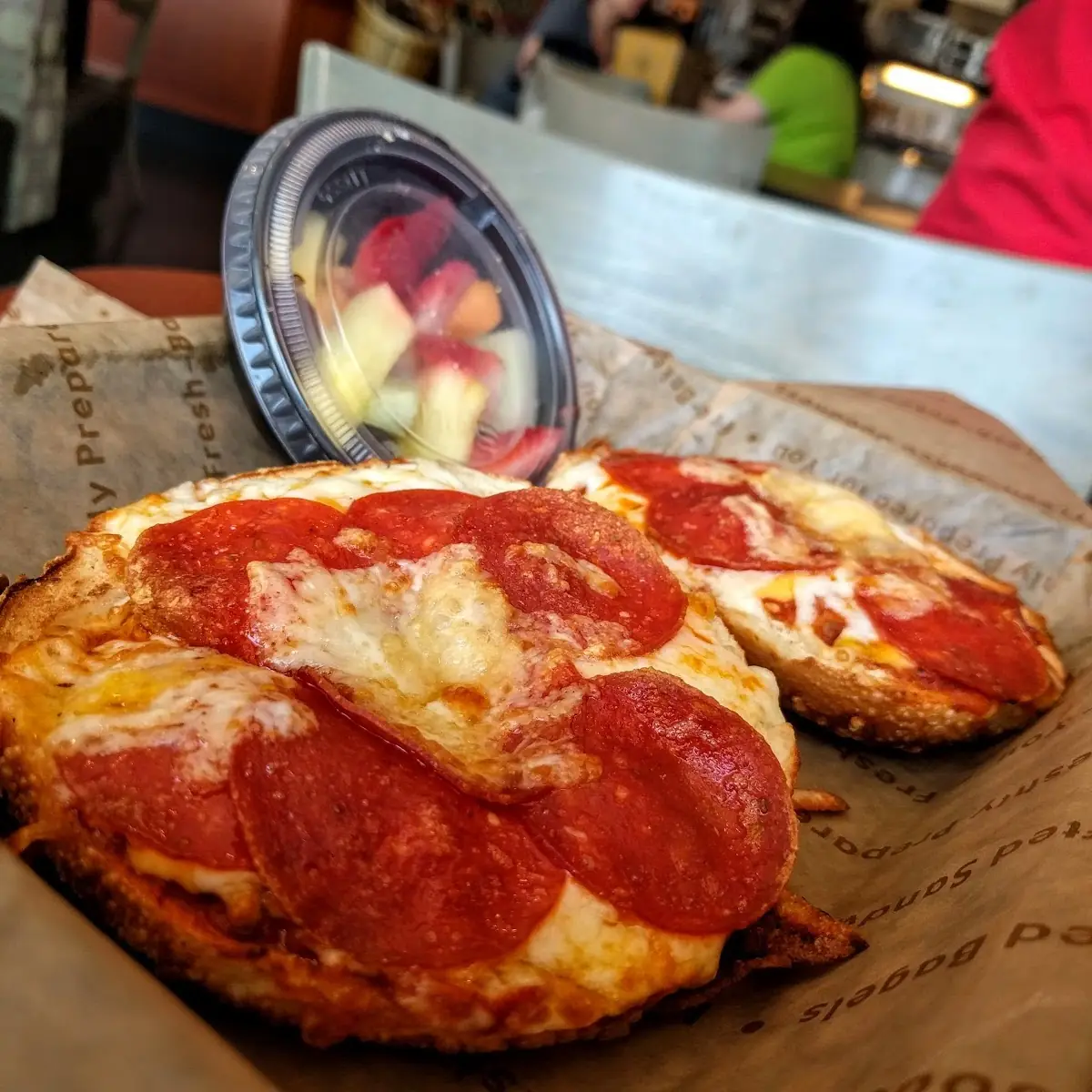Pepperoni Pizza Bagel