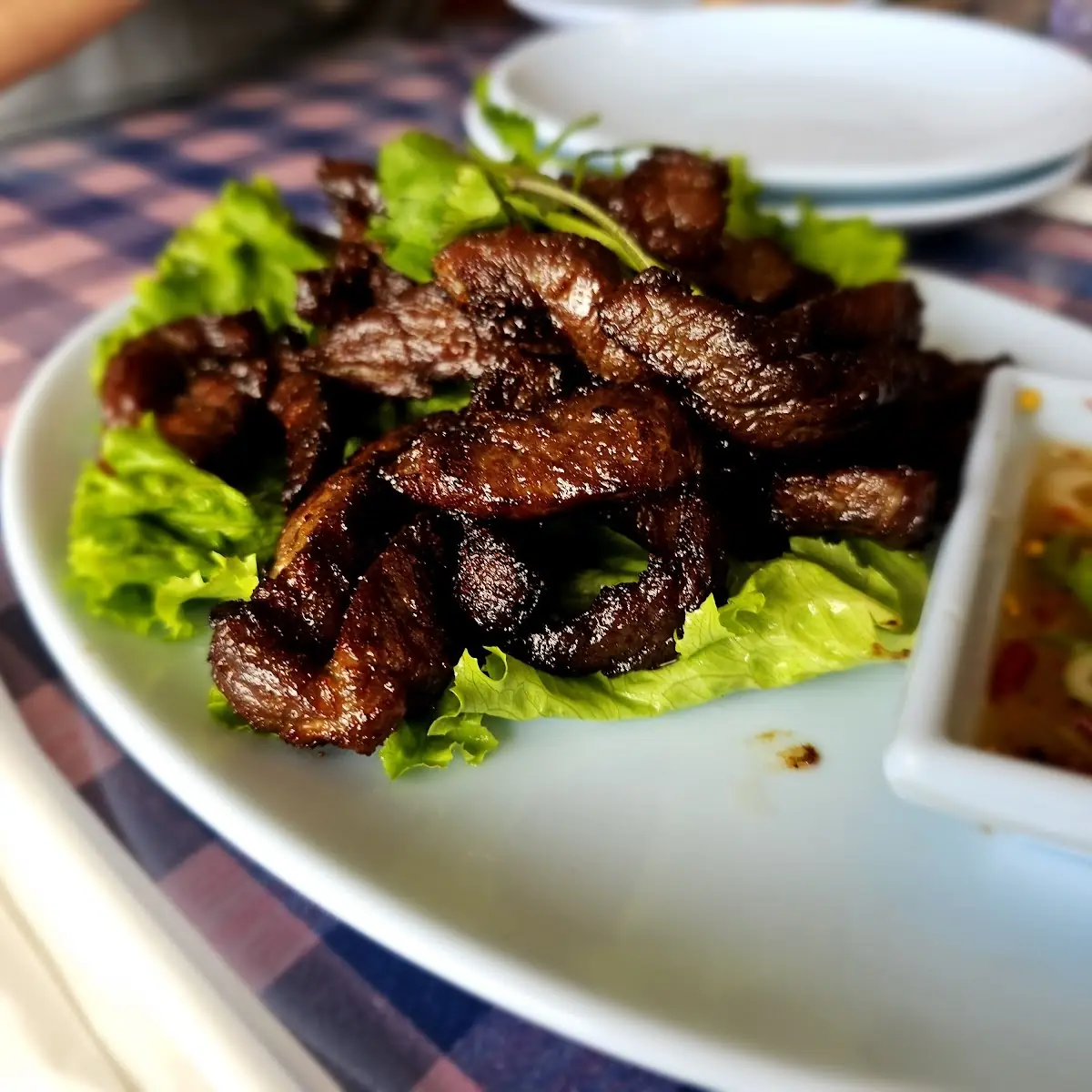 Grilled Beef with Thai Hot Sauce