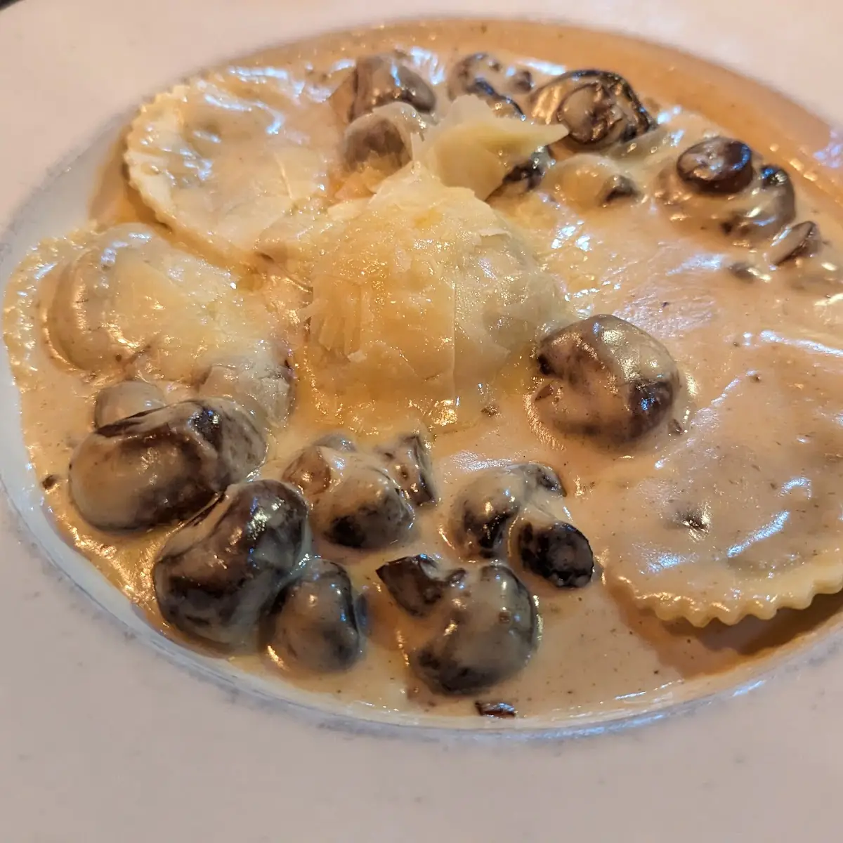 Creamy Wild Mushroom Ravioli