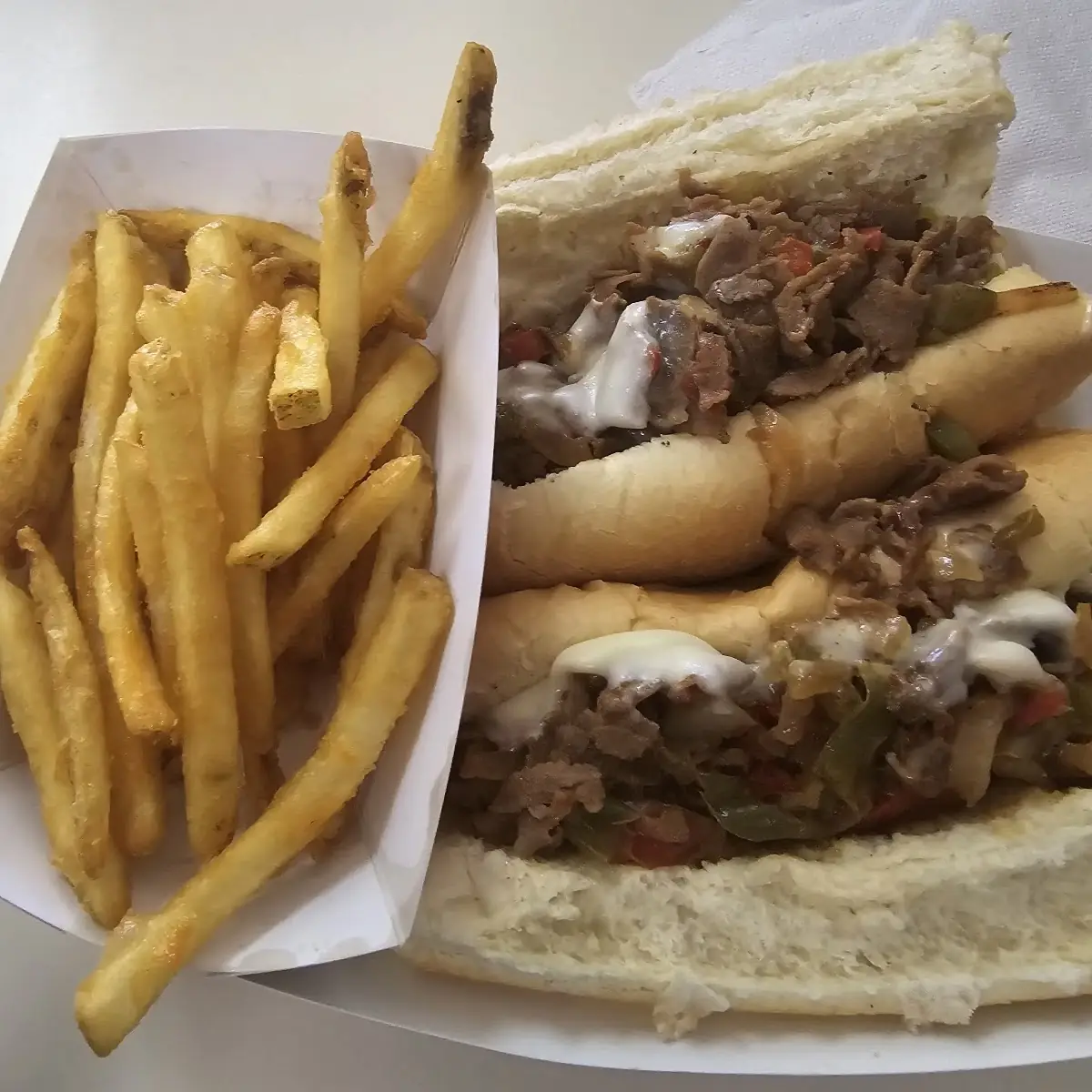Philly Cheese Steak and Fries