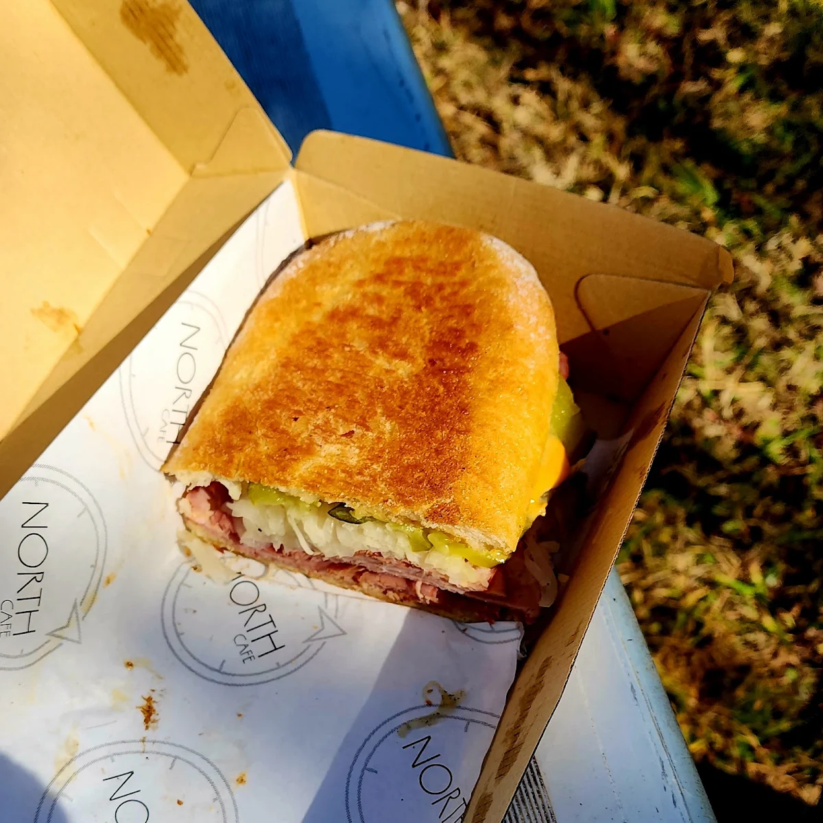 Toasted Reuben Panini, North Cafe