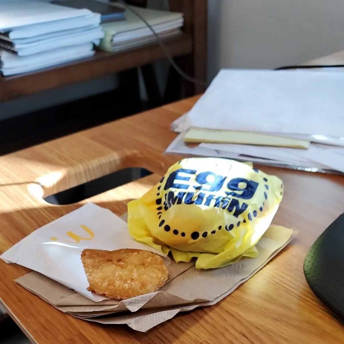 Egg Mcmuffin and Hashbrown
