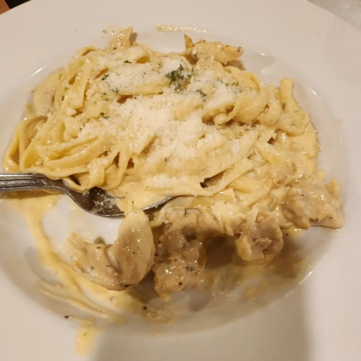 Grilled Chicken Alfredo