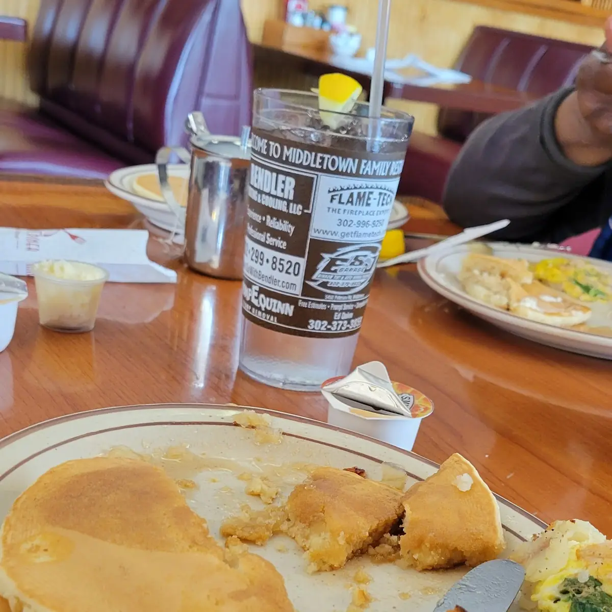 Pancakes with Home Fries