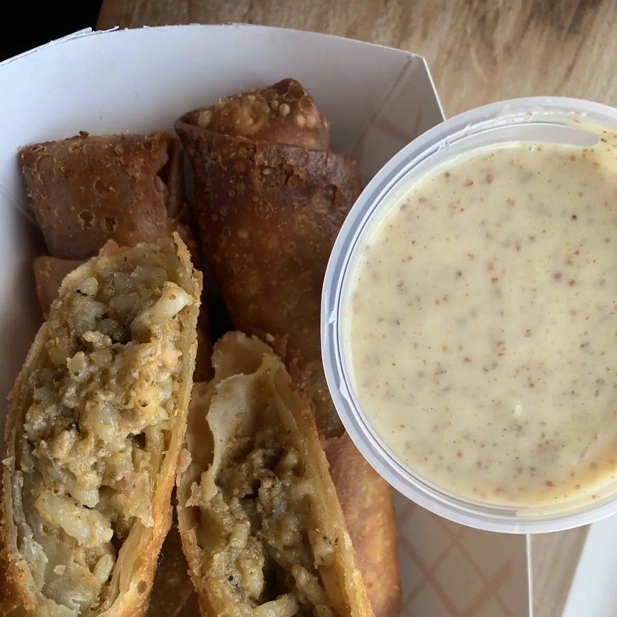 Boudin Eggrolls