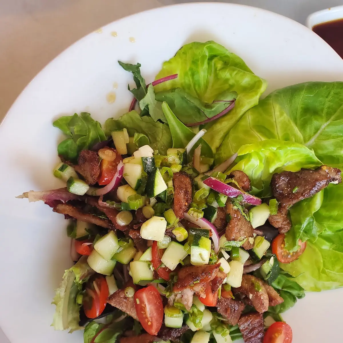 Spicy Pork Mint Salad