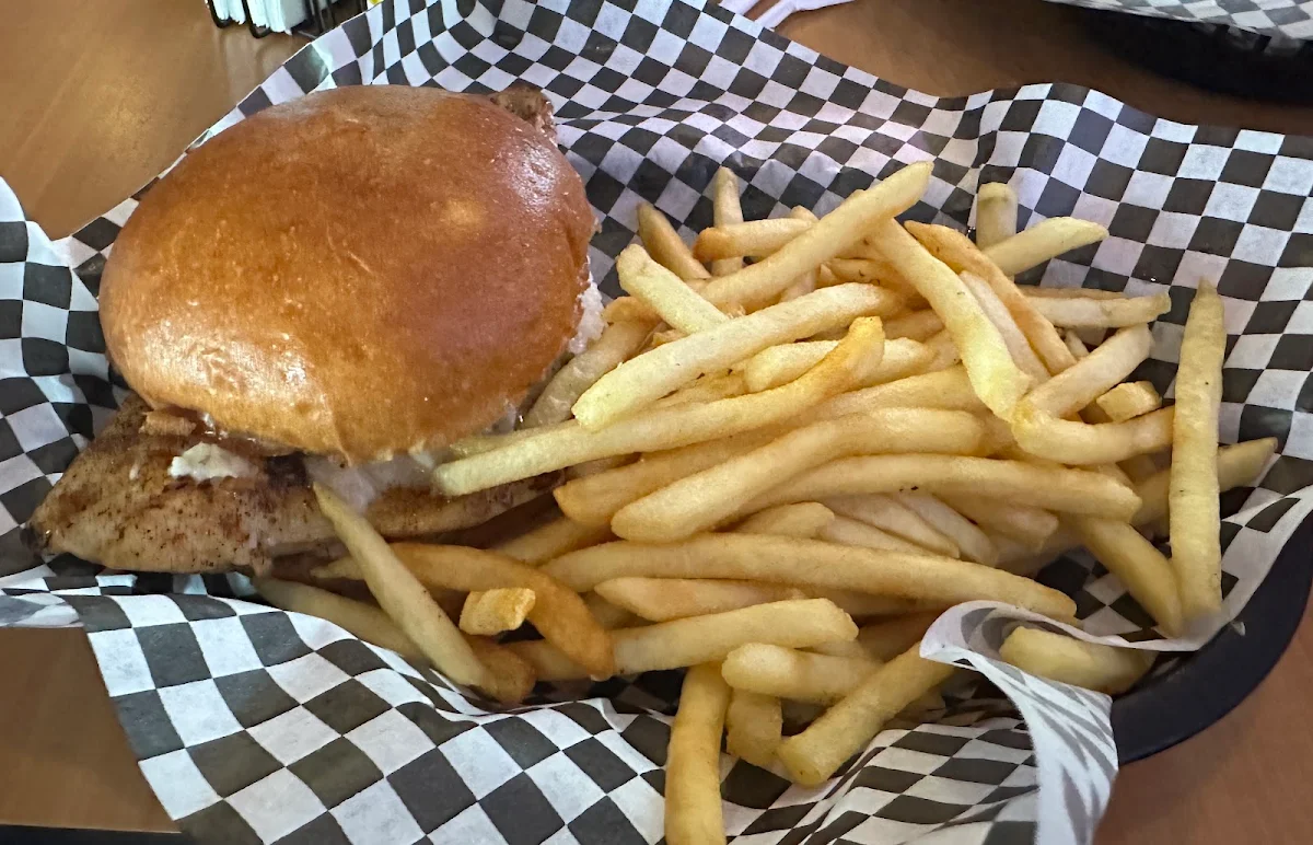 Fish Sandwich with Fries