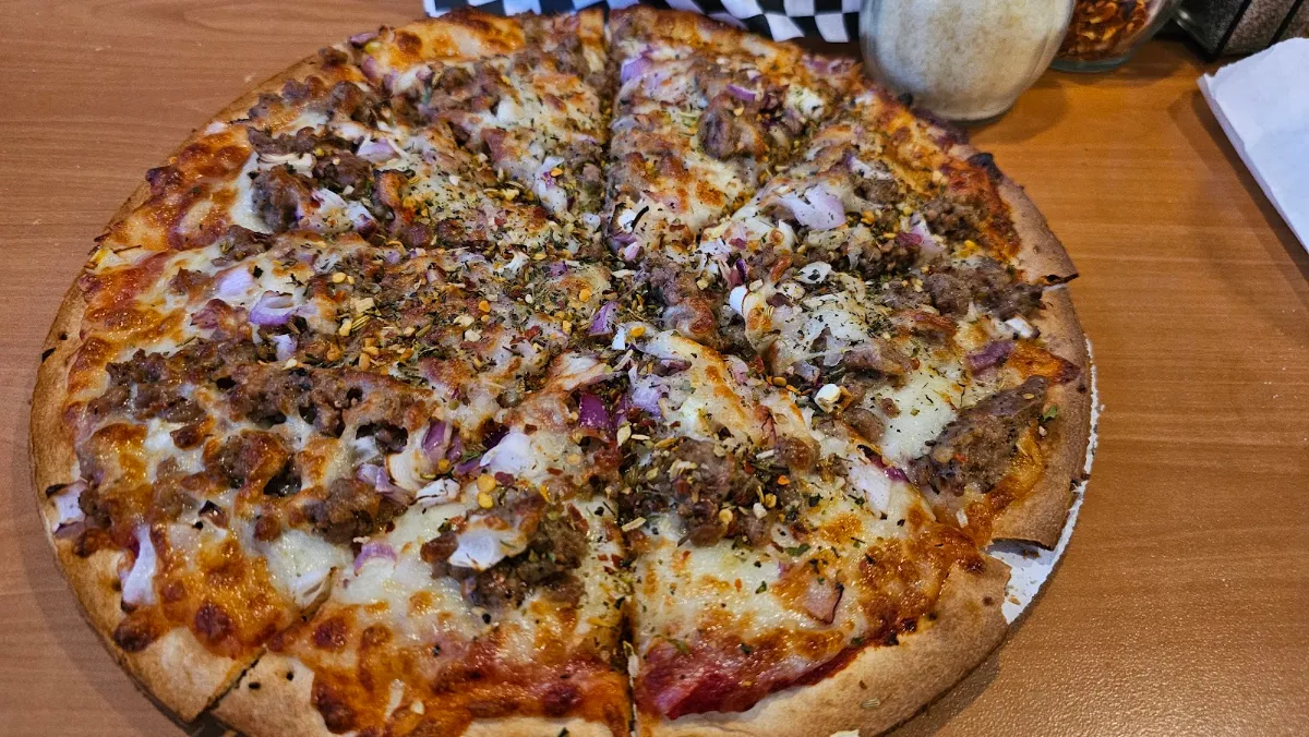 Sausage and Onion Pizza
