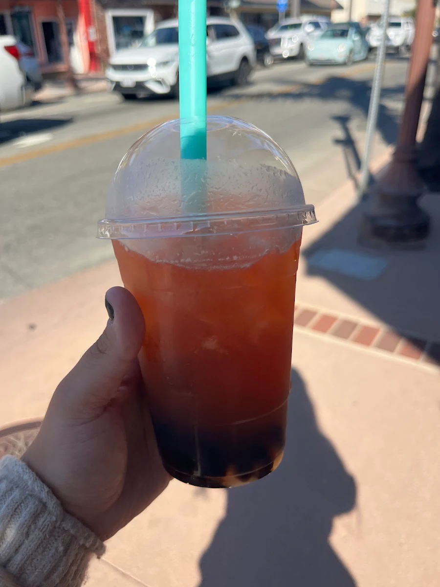 Watermelon Boba Tea