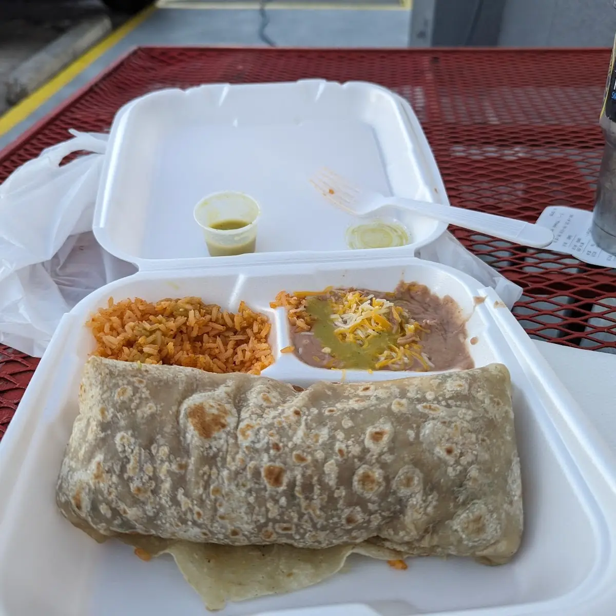 Ground Beef Burrito