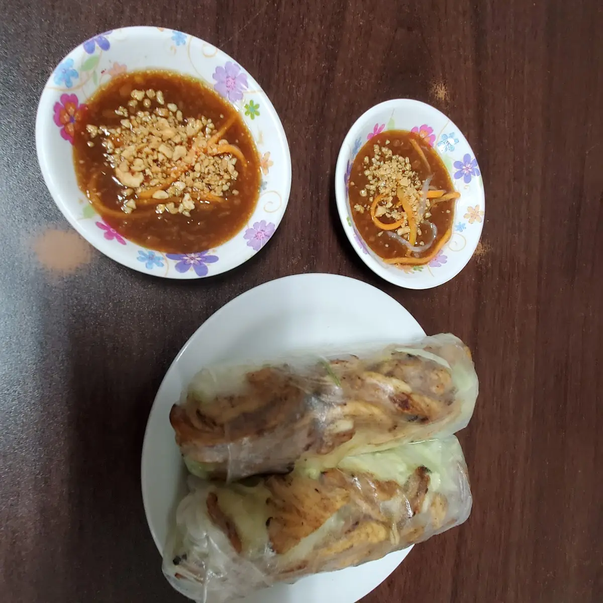 Grilled Chicken Spring Roll