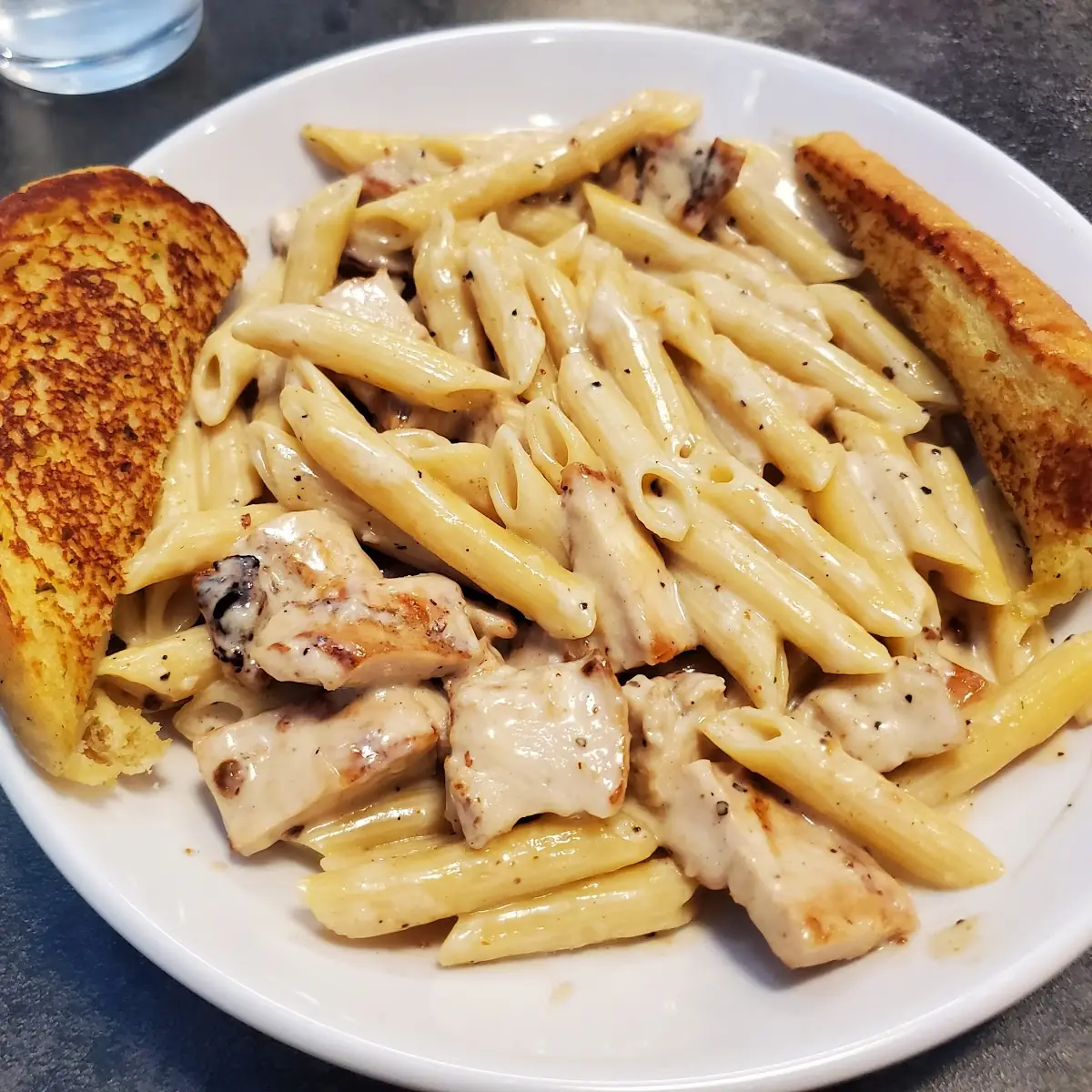 Chicken Penne Alfredo